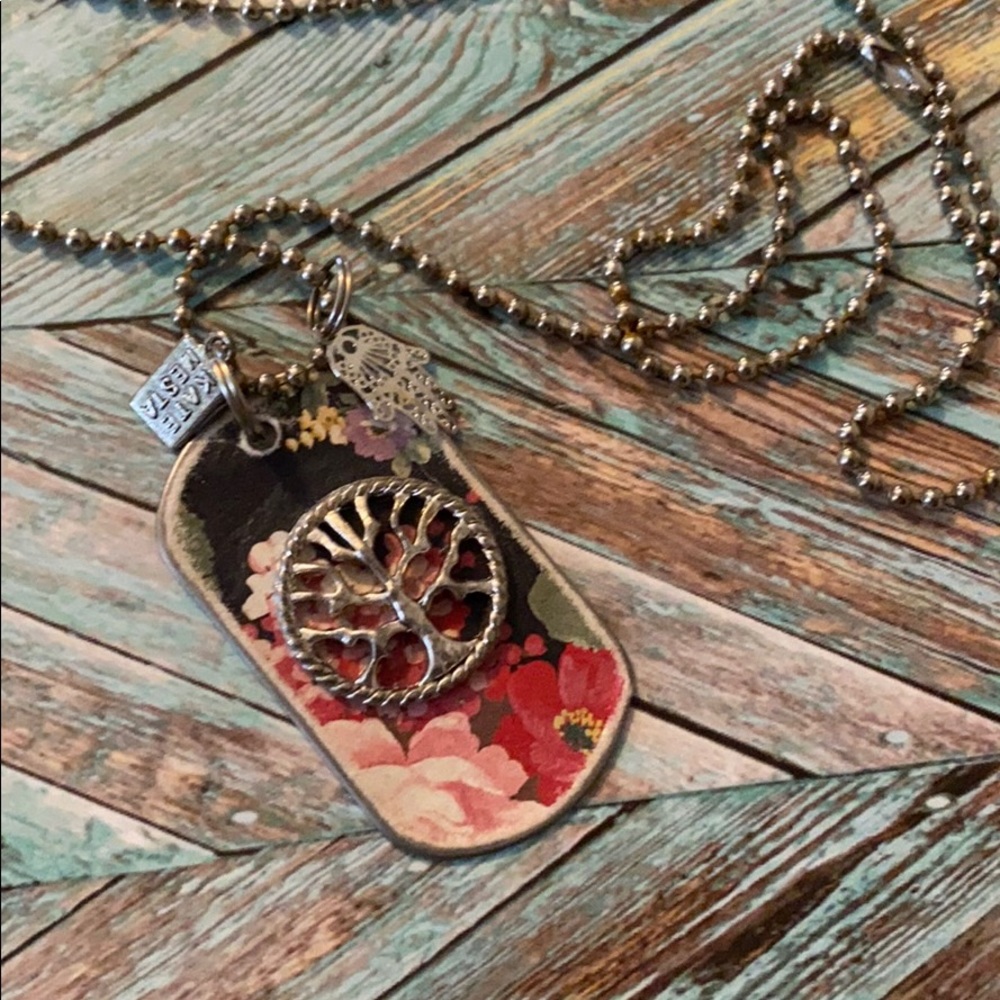 Kate Mesta dog-tag necklace